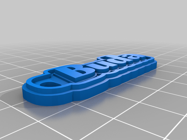 buda Anahtarlık özelleştirilmiş 3D print model - Mito3D