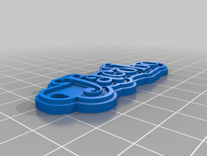 jacobo keychain customized 3d print model - Mito3D