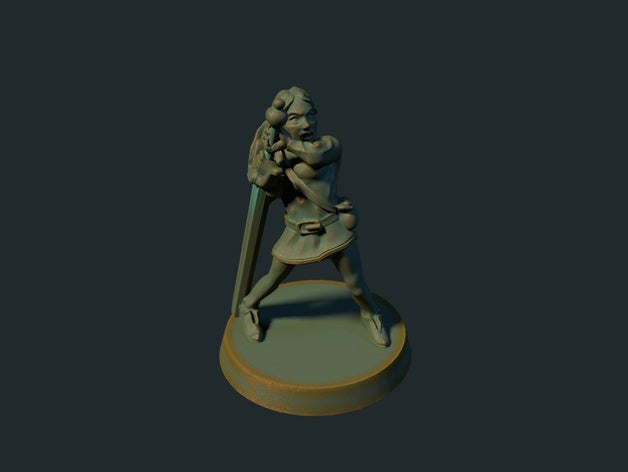 alice 28mm sem os apoios necessários a do país das maravilhas dragão feminino garota herói heroína jabberwock jabberwocky monstro guerreiro 3D print model - Mito3D