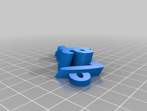 my customized iamburny's text - name keyring keyfoblaura 3d print model - Mito3D