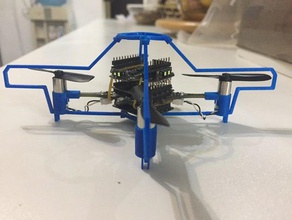 crazyflie gabbia di protezione drone micro quadcopter uav 3d print model - Mito3D