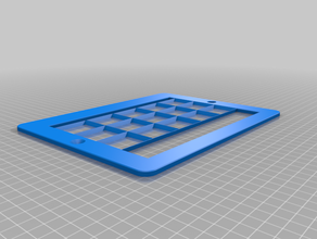 devin oyunu v1 3d yazdırılabilir tuş kilidi ızgara-ücretsiz tabanlı form melez aac tablet uygulamaları özelleştirilmiş 3d print model - Mito3D