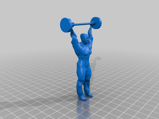 bodybuilder bodyguard male 3D print model - Mito3D