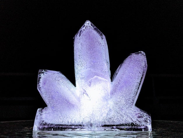 Ametist buz fener kalıp Noel kristal diy ışık moomin moomins muumit gölge tepsi Hazine kış 3D print model - Mito3D
