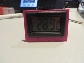 thermometer hygrometer stand 3d print model - Mito3D