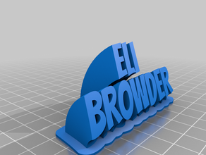 eli browder özelleştirilmiş 3d print model - Mito3D