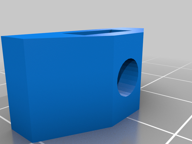 extrusion v fente de l'écrou porte 3D print model - Mito3D