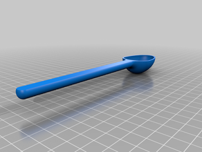 10ml scoop varying handle length coffee measuring spoon 3d print model - Mito3D
