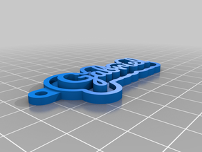 gab etiqueta personalizado 3d print model - Mito3D