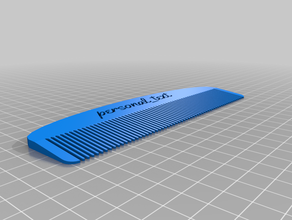 my customized comb-mjz3 3d print model - Mito3D