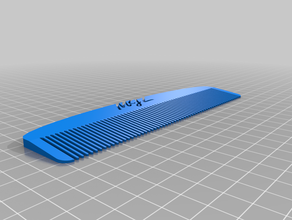 my customized comb-mjz4 3d print model - Mito3D