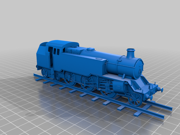 br standard classe 4 tank engine 3D print model - Mito3D