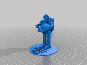 aquatic cyborg hulk 3d print model - Mito3D