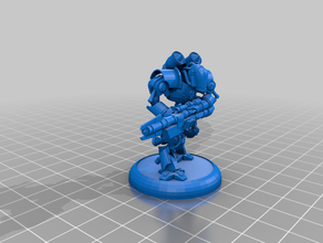 alten robo-Krieger adeptus mechanicus warhammer 40k 3d print model - Mito3D