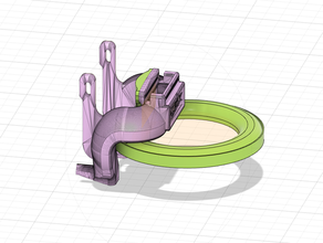 buring - petsfang bullseye rgb led ring ender 3 bulseye creality ender3pro light mount rgb-led 3d print model - Mito3D