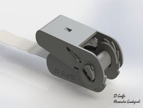 functional ratchet strap belt crick print tensor tool tools 3d print model - Mito3D