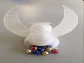 angel chocolate dispenser engel schokoladenspender candy holders christmas schokolade 3d print model - Mito3D