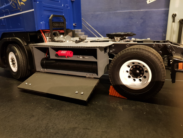 storage box lefthanded tamiya truck rc trucks scale 114 lkw man mercedes scania volvo 3D print model - Mito3D
