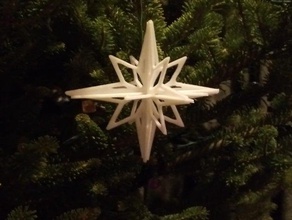 star ornament 3d print model - Mito3D