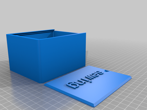 özelleştirilmiş yuvarlak kutu kapağı benim 3d print model - Mito3D