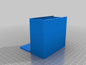 test box sliding lid customized 3d print model - Mito3D
