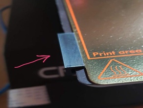 ultistik cr10s pro Bett Ausrichtung-clip filamentone flexplate Pulver-beschichtet 3d print model - Mito3D