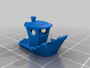 basic benchy dmag 3dbenchy bench benchmark benchmarks boat steamboat tugboat 3d print model - Mito3D