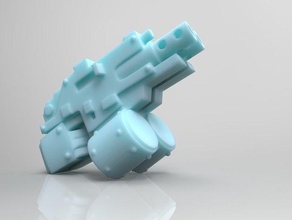 cataphractii combi-bolter 40k warhammer 3d print model - Mito3D