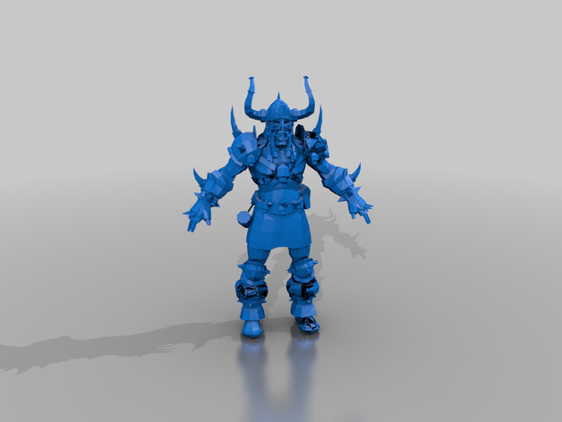 norse atacantes - blood bowl tm bloodbowl os nórdicos 3D print model - Mito3D