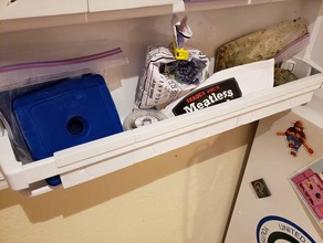 congelador animal de estimação fecha grande buraco um pouco o seu porta prateleira frigorífico 3d print model - Mito3D