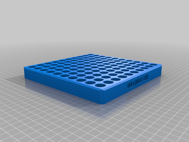100 shell ricaricare blocco 3D print model - Mito3D