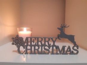 merry christmas decoration ornament tree 3d print model - Mito3D