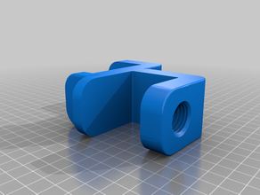 dikey masa kelepçe 3d print model - Mito3D