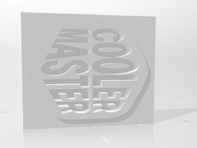 cooler master logo 3d-drucken 3dprint coolermaster drucken 3D print model - Mito3D