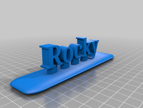 roccioso 3d print model - Mito3D