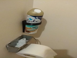 holder deodorant toilet 3d print model - Mito3D