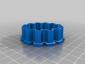 gear 2 cookiecutter cookie cutter cutters 3d print model - Mito3D