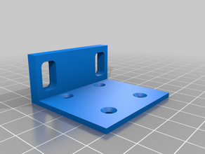planet switch rack mount Halterung 3d print model - Mito3D