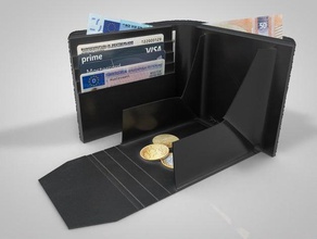 wallet 3d printed 3d print model - Mito3D