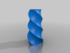 mi personalizados triángulo de reuleaux florero personalizado 3d print model - Mito3D