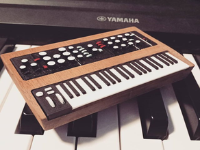 minimoog synthesizer - keyboard control unit 3d print model - Mito3D