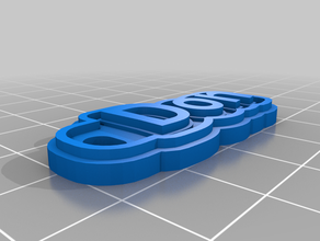 don keychain customized 3d print model - Mito3D