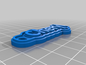 cheryl trousseau de clés personnalisé 3d print model - Mito3D
