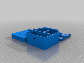 Düse & Schrauben - organizer- 2 magnetische Felder box Schraube storage 3d print model - Mito3D