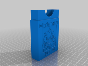 il mio personalizzato scatola di carta su misura 3d print model - Mito3D