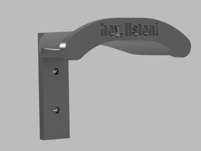 simple soporte para auriculares 3d print model - Mito3D