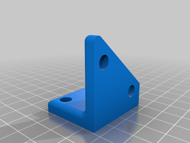 simples, a 90 graus do suporte 3D print model - Mito3D