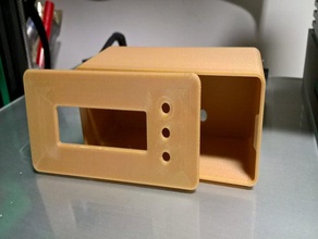 2-canal de termômetro gabinete avt5108 caixa eletrônico kit 3d print model - Mito3D