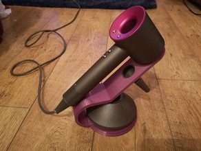 dyson hairdryer stand 3d print model - Mito3D