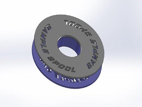 bobine de l'échantillon filament 3d print model - Mito3D